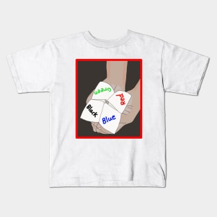 Chatterbox Cootie Catcher, paper fortune teller game Kids T-Shirt